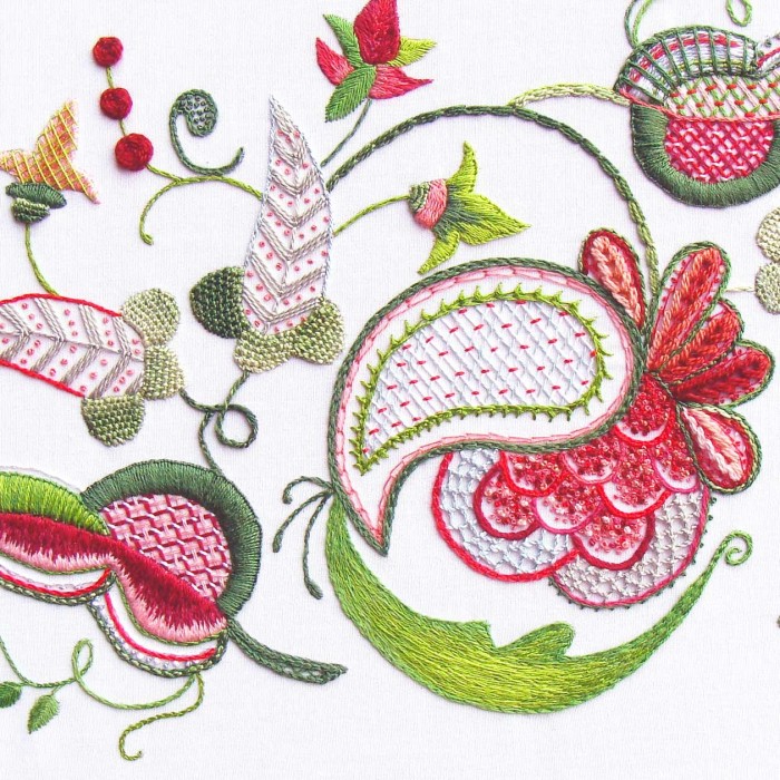 The Taste of Strawberry - CREWEL EMBROIDERY PARTIAL KIT- J-014